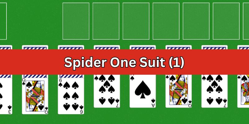 Spider Solitaire (1 Suit)